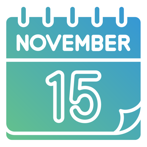 November Generic gradient fill icon