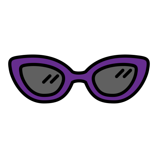 sonnenbrille Generic color lineal-color icon