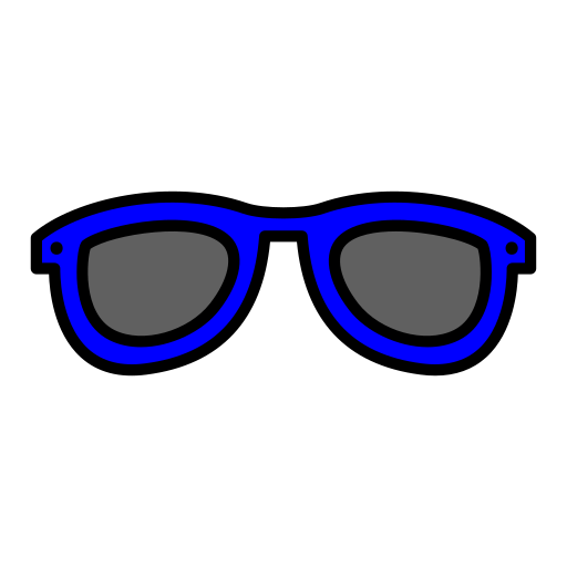 oculos de sol Generic color lineal-color Ícone