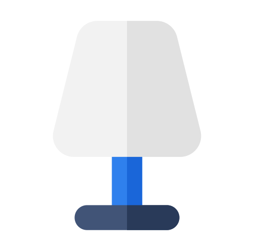 lampada da tavolo Generic color fill icona