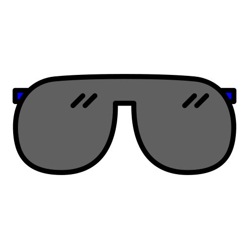 oculos de sol Generic color lineal-color Ícone
