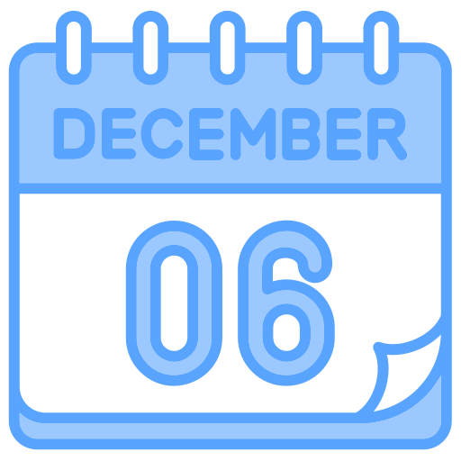 December Generic color lineal-color icon