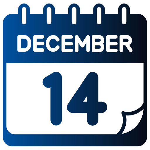 diciembre Generic gradient fill icono