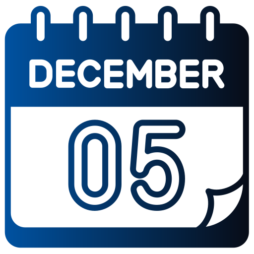 diciembre Generic gradient fill icono