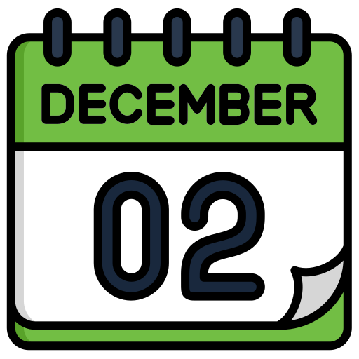 December Generic color lineal-color icon