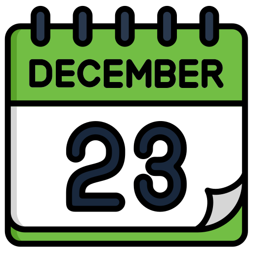 December Generic color lineal-color icon