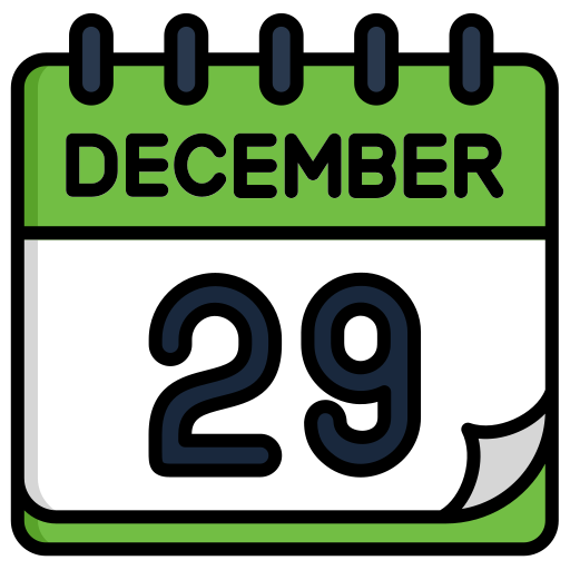 December Generic color lineal-color icon