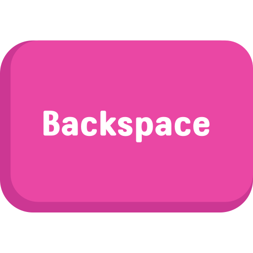 backspace Generic color fill icoon