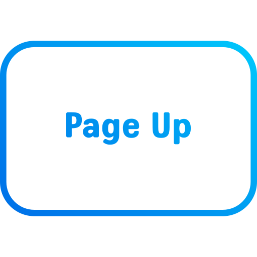 Page up Generic gradient fill icon