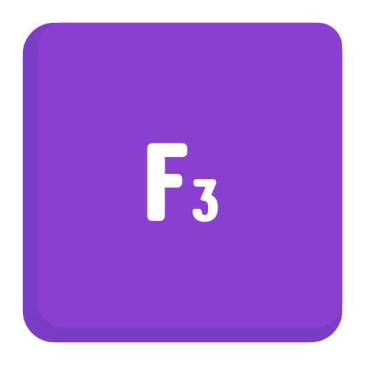 f3 Generic color fill icoon