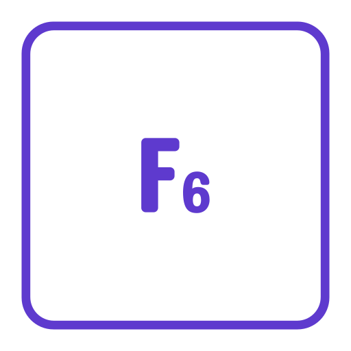 f6 Generic color fill icoon