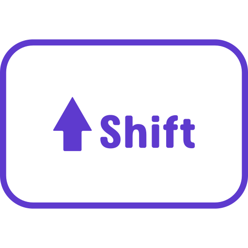 Shift Generic color fill icon