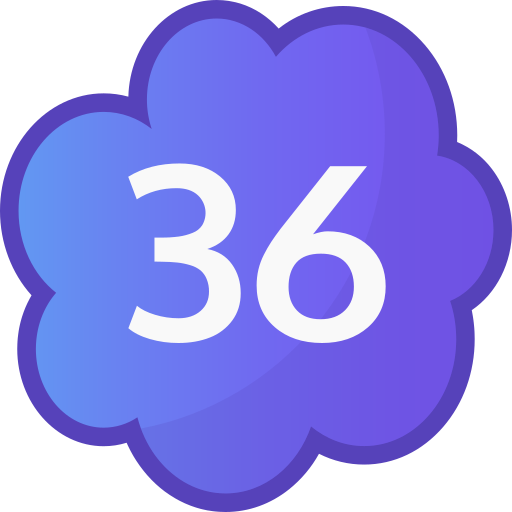 Thirty six Generic gradient lineal-color icon