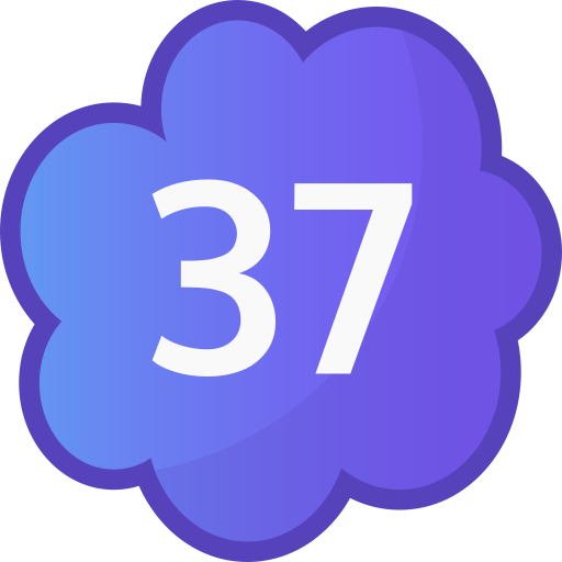 Thirty seven Generic gradient lineal-color icon