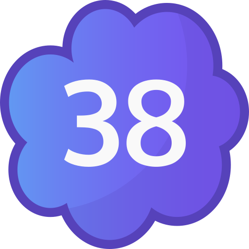 Thirty eight Generic gradient lineal-color icon