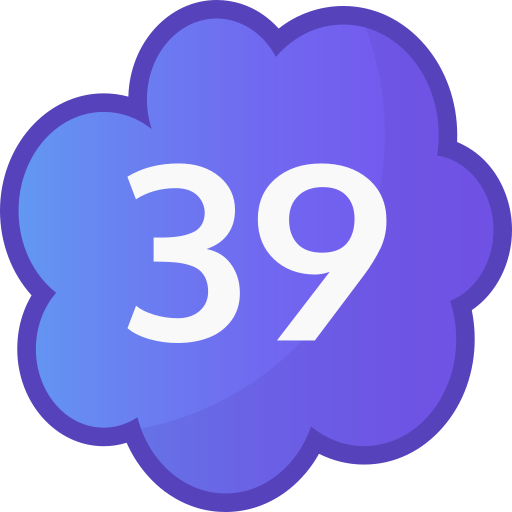 Thirty nine Generic gradient lineal-color icon
