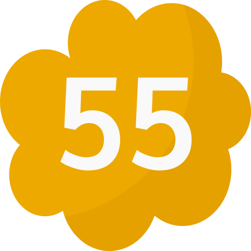 Fifty five Generic color fill icon