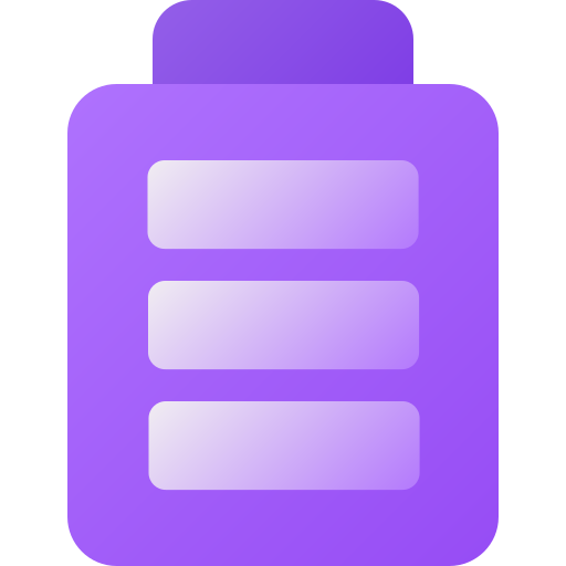 batteria Generic gradient fill icona