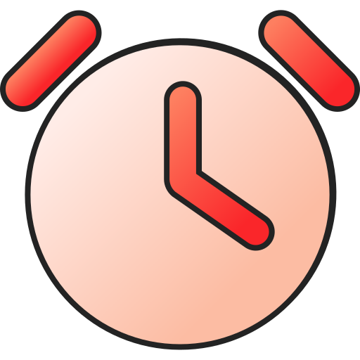 orologio Generic gradient lineal-color icona