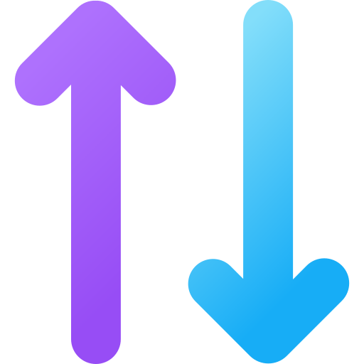 dwukierunkowy Generic gradient fill ikona