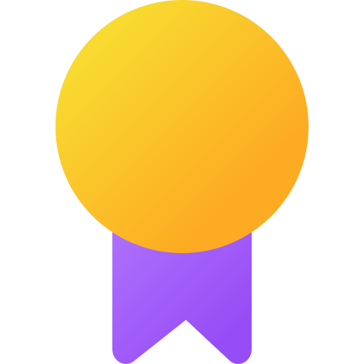 badge Generic gradient fill Icône