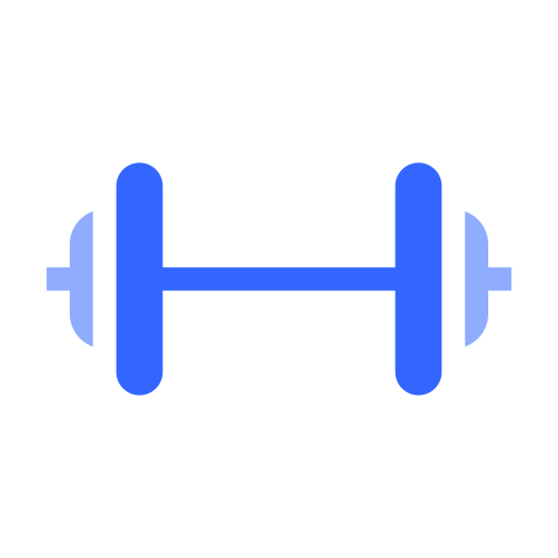 Barbell Generic color fill icon