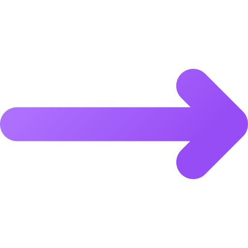 flecha correcta Generic gradient fill icono