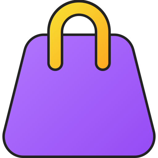 bolsa de la compra Generic gradient lineal-color icono