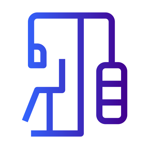 Lat pulldown Generic gradient outline icon