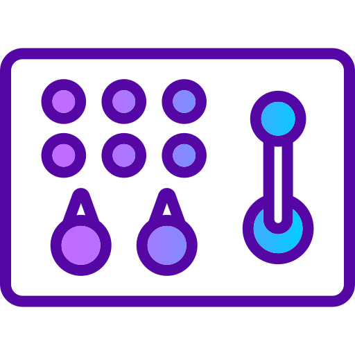 kontroler Generic gradient lineal-color ikona