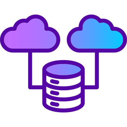 Cloud storage Generic gradient lineal-color icon