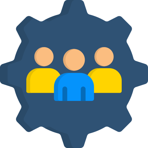 Team management Generic color fill icon