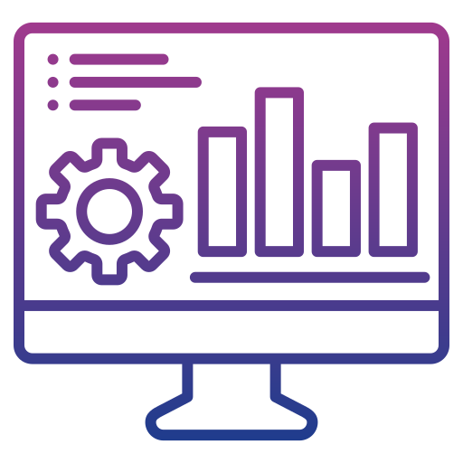 business intelligence Generic gradient outline icon