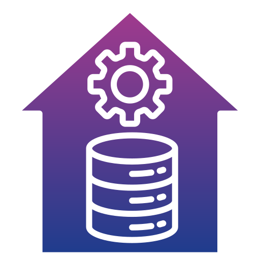 Data warehouse Generic gradient fill icon
