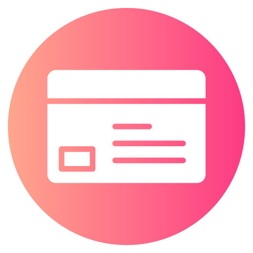 bankkarte Generic gradient fill icon