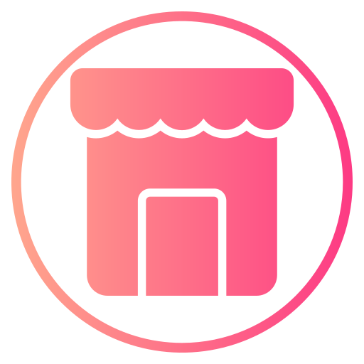 オンラインショッピング Generic gradient fill icon