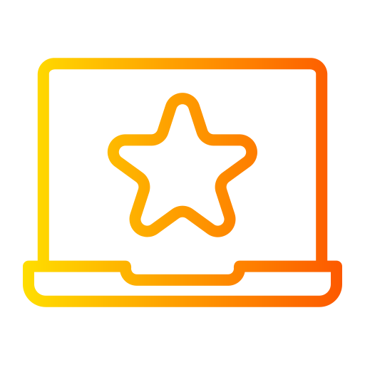 Star Generic gradient outline icon