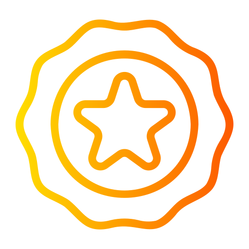 Star Generic gradient outline icon