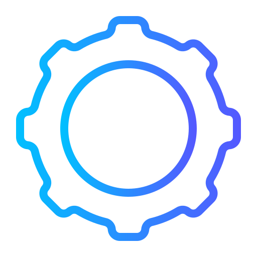 Gear Generic gradient outline icon