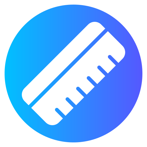 Ruler Generic gradient fill icon