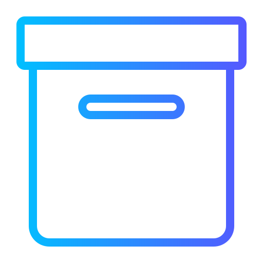 Storage box Generic gradient outline icon