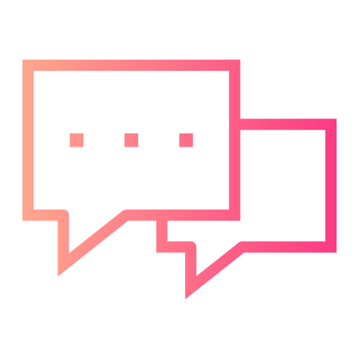 Speech bubble Generic gradient outline icon