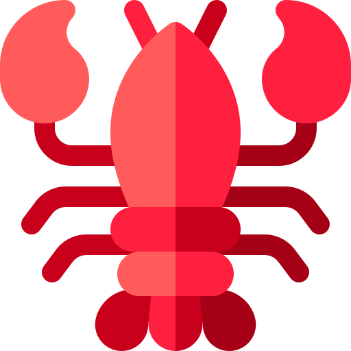 Lobster Basic Rounded Flat icon