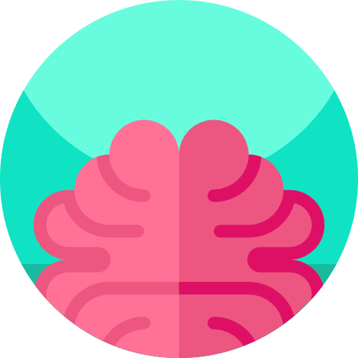 cerebro Detailed Flat Circular Flat icono