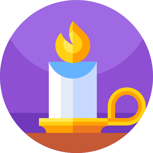Candle Detailed Flat Circular Flat icon