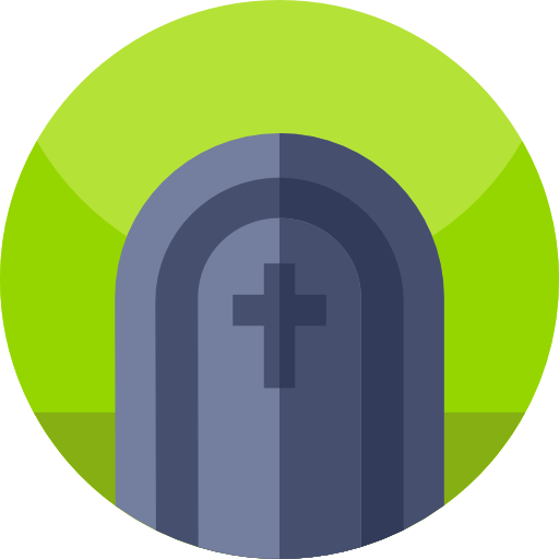 lápida sepulcral Detailed Flat Circular Flat icono