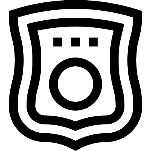 odznaka Basic Straight Lineal ikona
