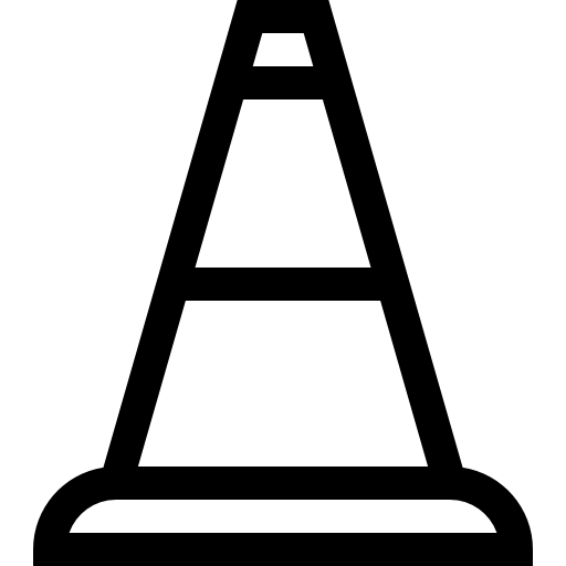 円錐 Basic Straight Lineal icon