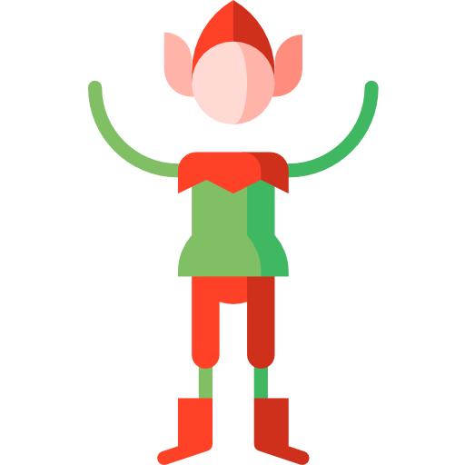 duende Puppet Characters Flat icono