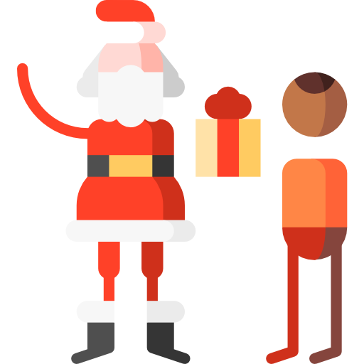 Santa claus Puppet Characters Flat icon
